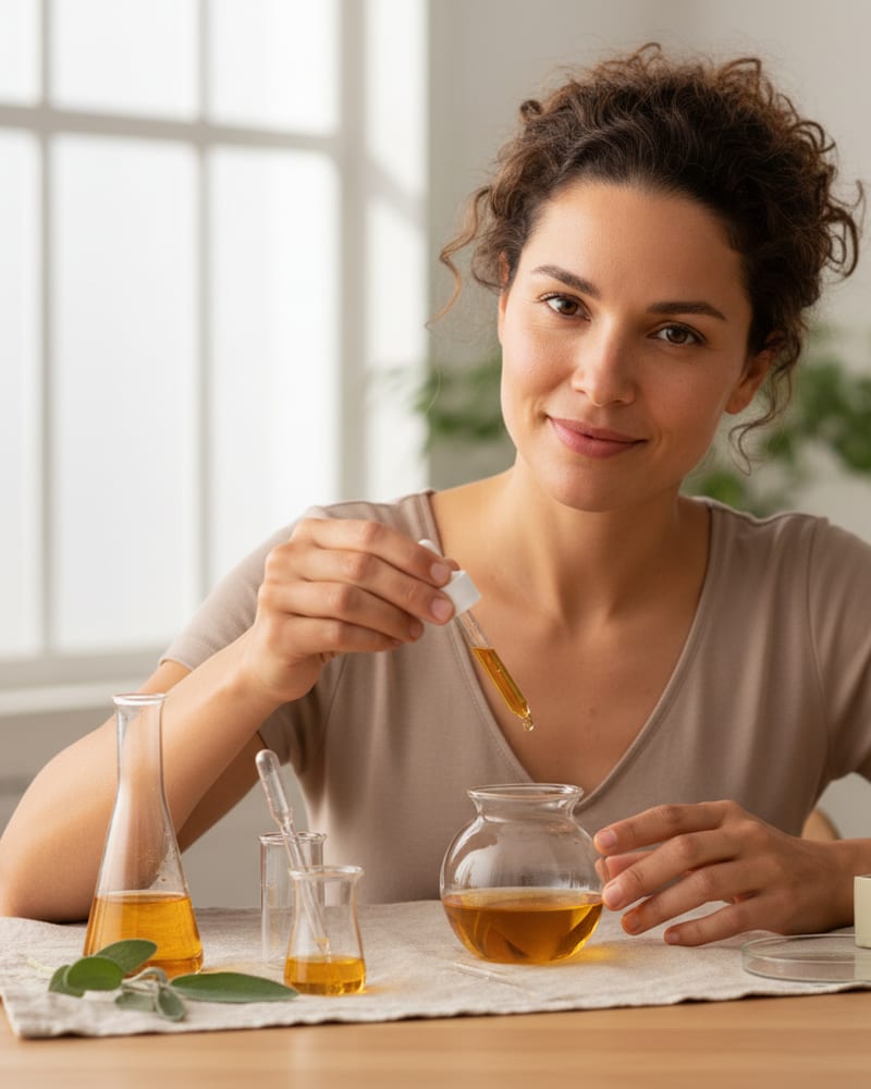 Her DNA Skin Test — Professional Lab Analysis