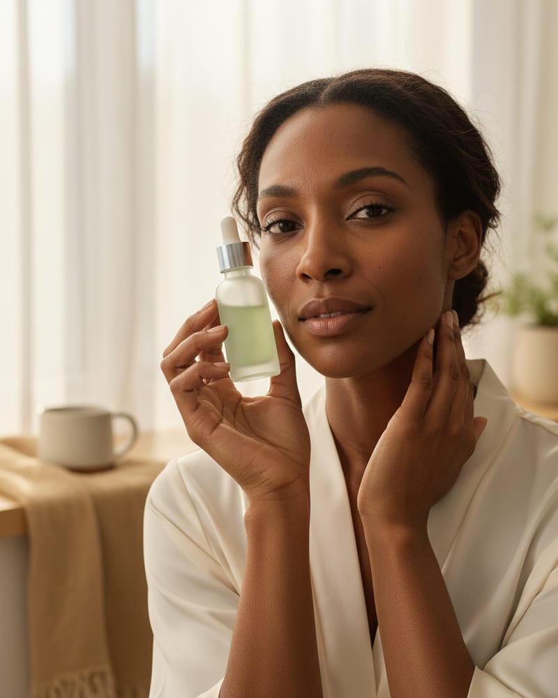 HER FACE & NECK Niacinamide Serum — Ferment Filtrate Boost