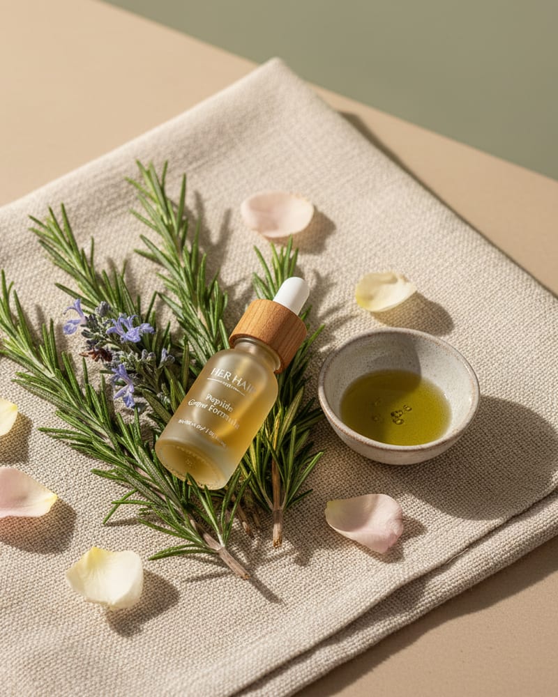 HER HAIR Peptide Grow Formula — Saw Palmetto + Scutellaria Baicalensis