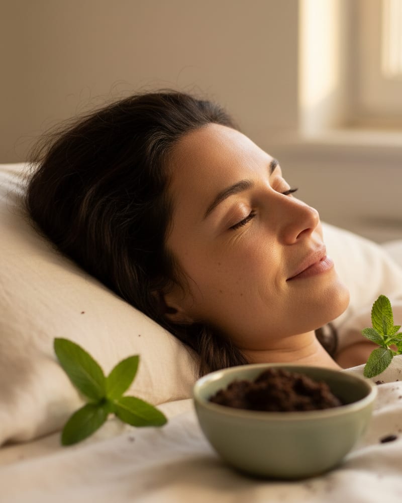 HER Skin Peppermint Coffee Scrub — Hydrating Oil Blend